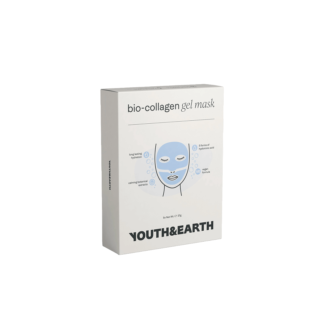 Bio Collagen Mask by Youth & Earth – hydrating face mask with collagen for firm and youthful skin