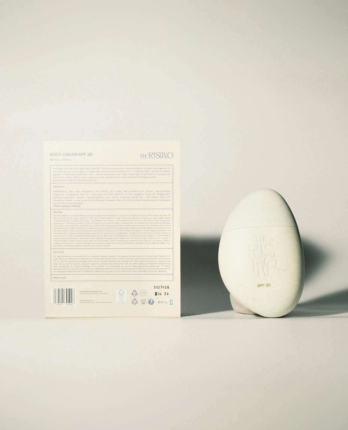 Crema corporal SPF 30