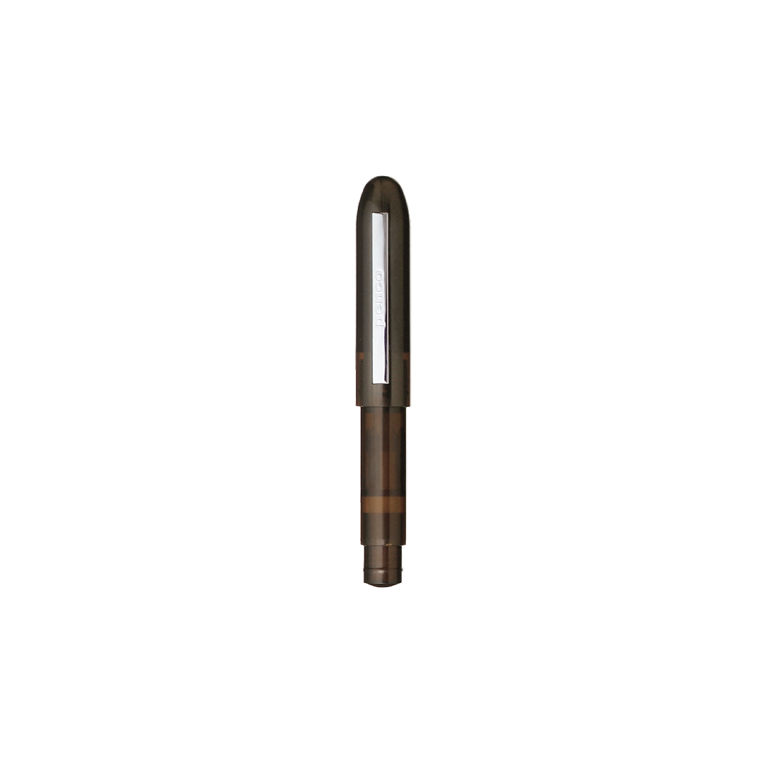 Bullet ballpoint pen in brown by Penco – lightweight Japan-made pen with black oil-based ink