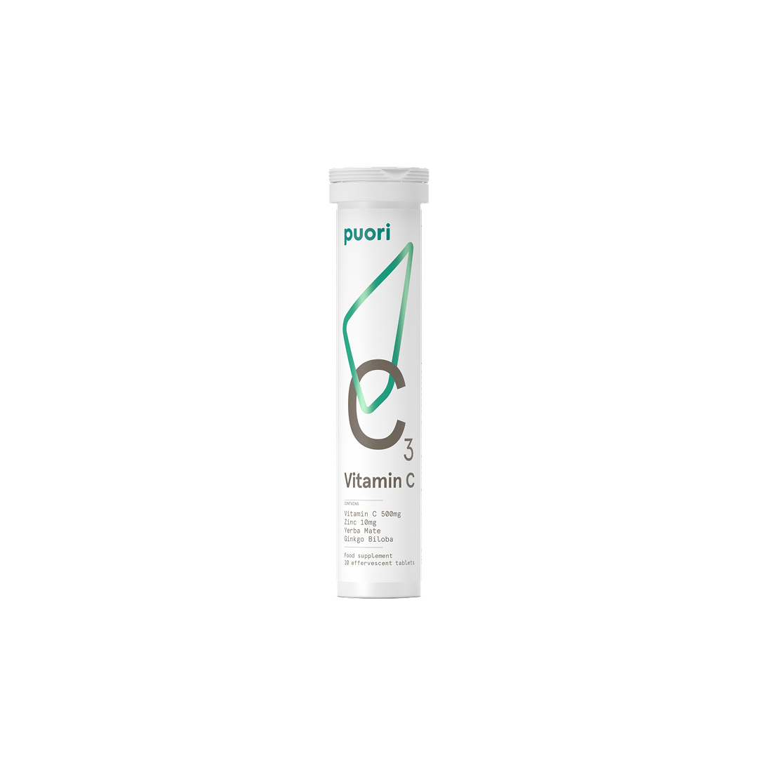C3 Vitamin C Supplement by Puori – immune support with rosehip, acerola, and bioflavonoids for better absorption
