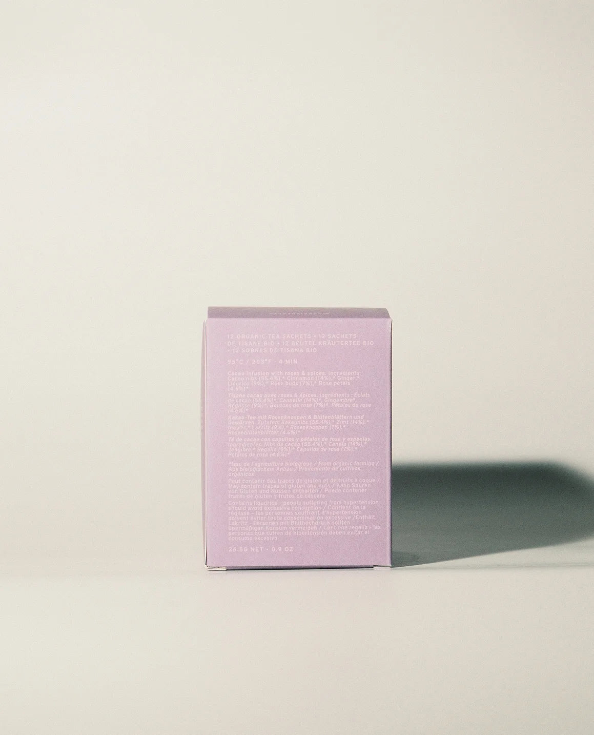 Llena mi corazón de flores — Bolsitas de té de cacao y rosa doble