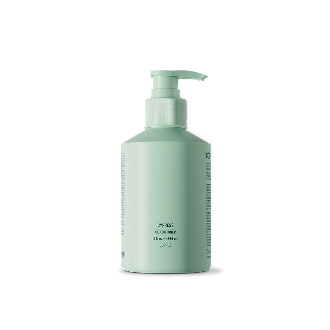 Cypress Conditioner by Corpus – plant-based conditioner with Tremella mushroom and baobab seed for smooth, hydrated, and stronger hair