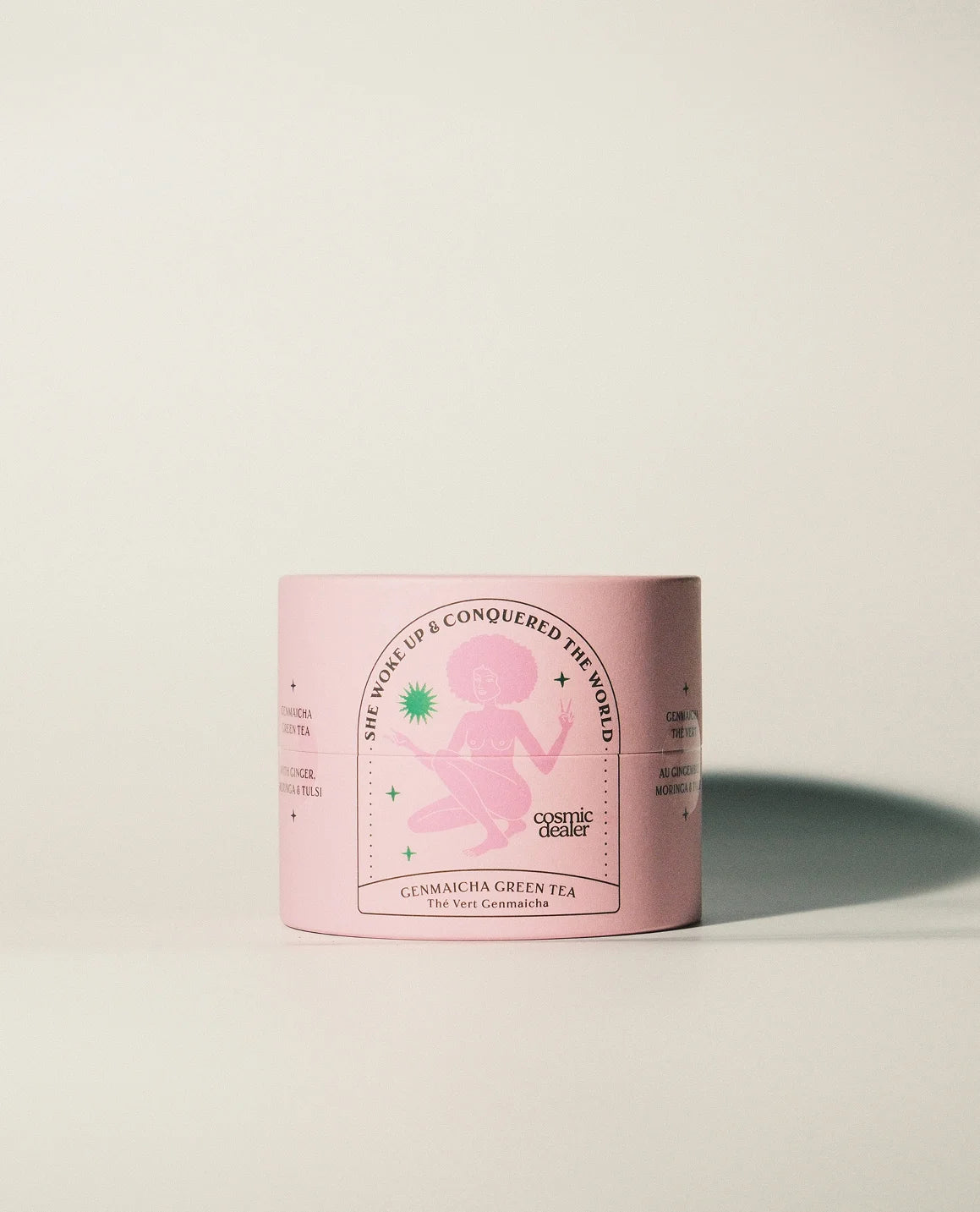 She Woke Up and Conquered the World - Genmaicha Ginger & Tulsi Green Tea