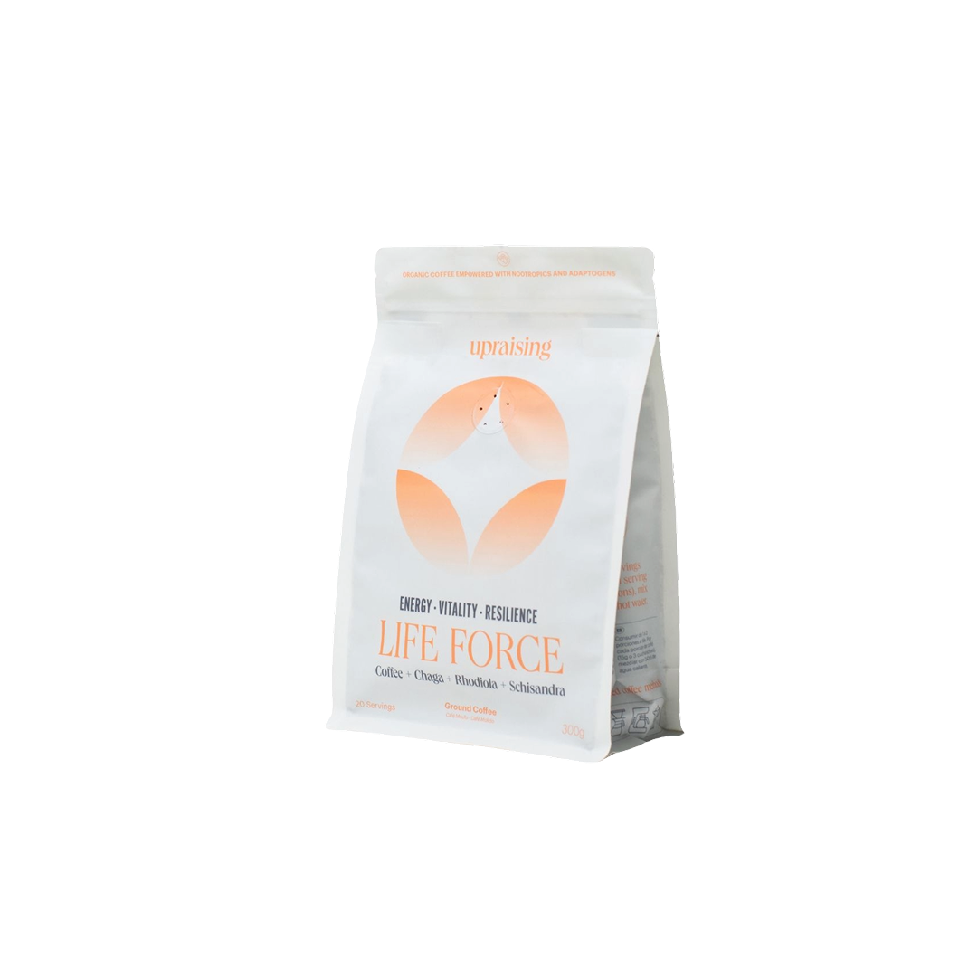 Life Force Coffee by Upraising – energizing blend to boost vitality, endurance, and natural performance