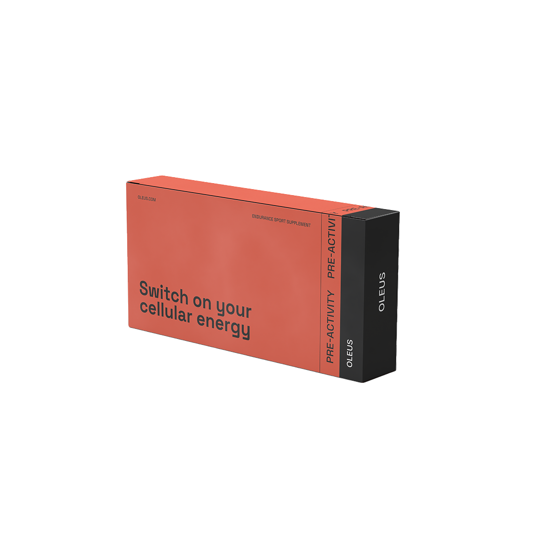 Pre-Activity Shot by Oleus – performance shot to boost endurance, energy, and delay fatigue during training