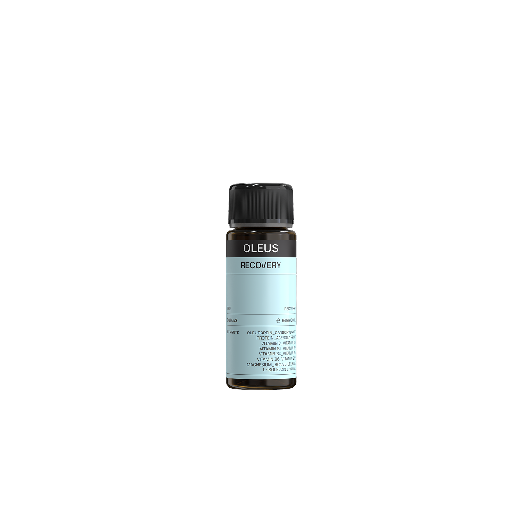 Recovery Shot by Oleus – single bottle with label, ideal for on-the-go recovery