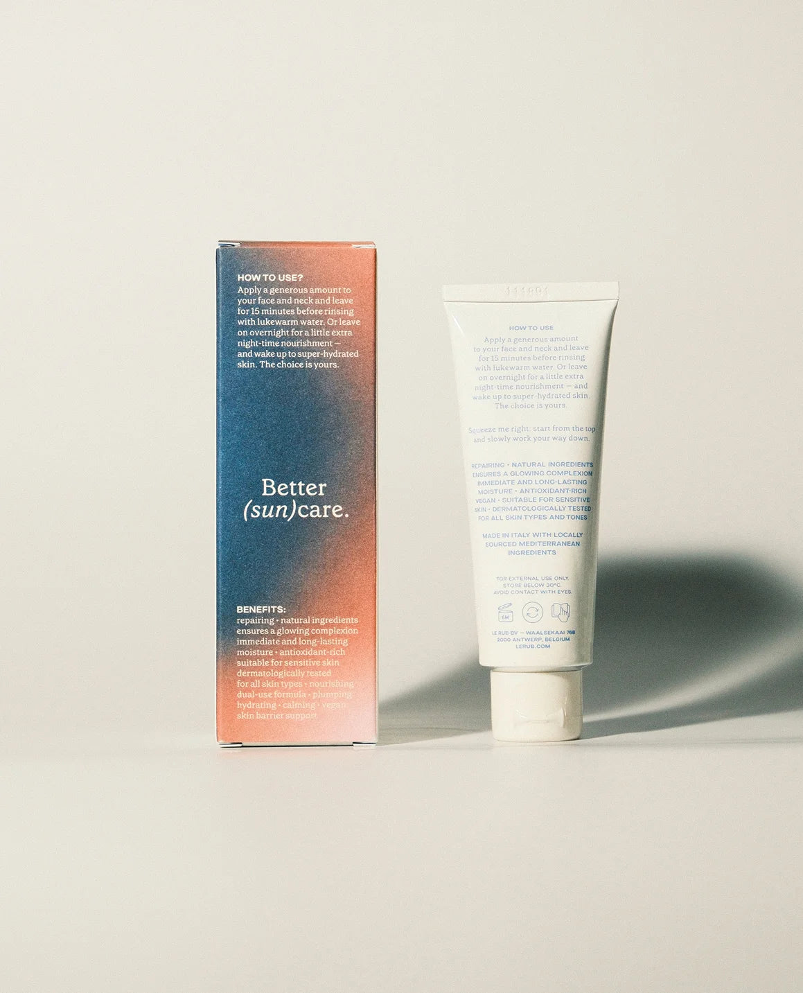 Mascarilla facial reparadora