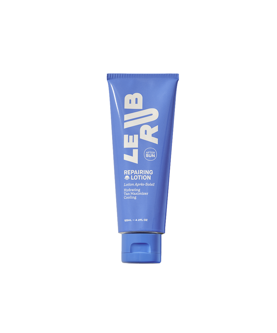 Le Rub Repairing Lotion – restorative lotion with botanical extracts and hydrating oils to soothe and repair sensitive or dry skin