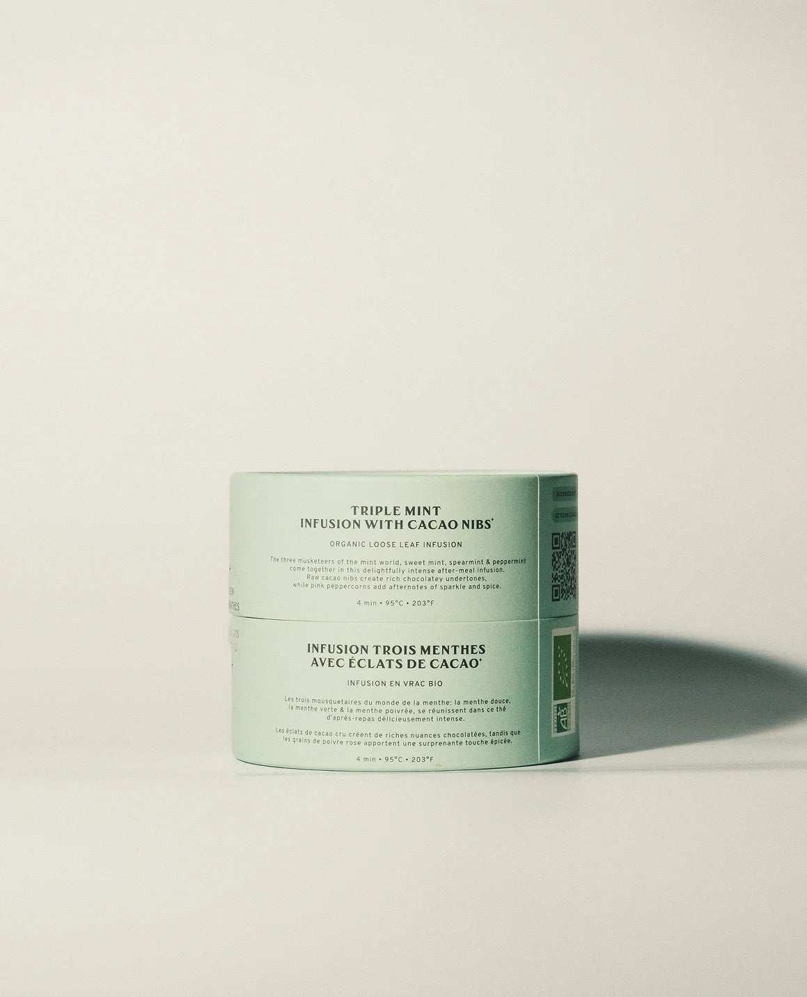 Si la Luna estuviera hecha de menta — Infusión triple de menta y nibs de cacao
