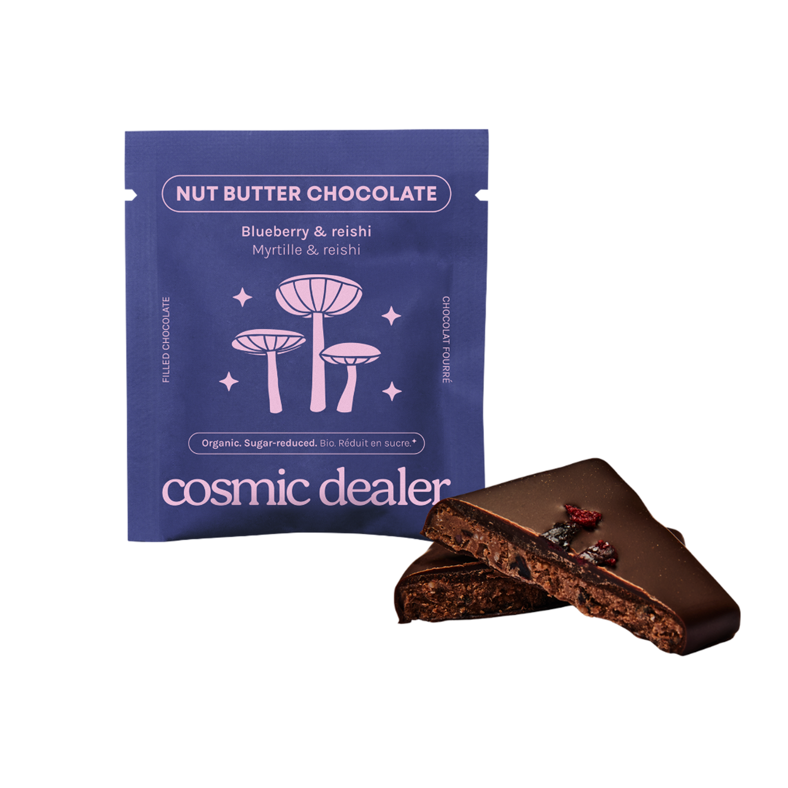 Blueberry and Reishi Chocolate