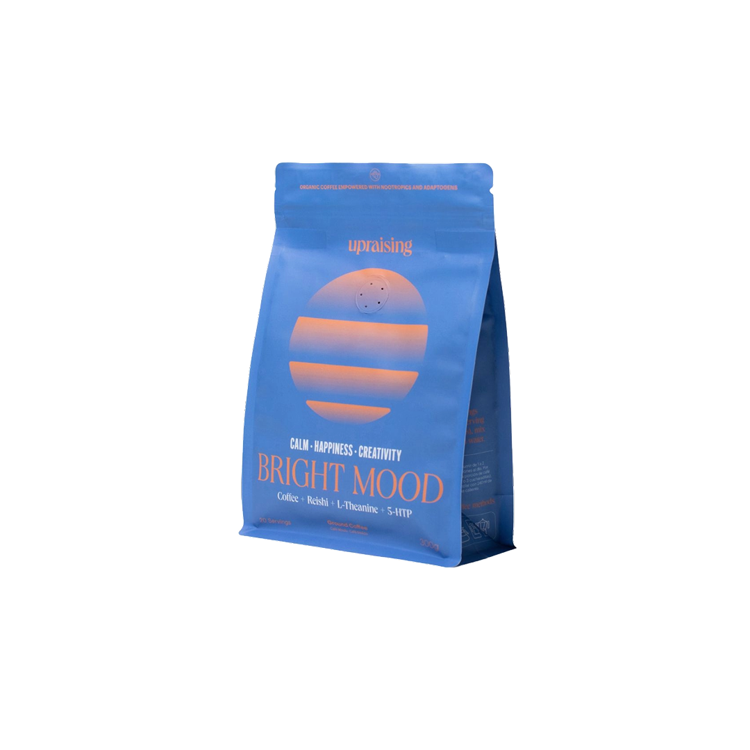 Bright Mood Coffee by Upraising – mood-boosting coffee blend with natural ingredients to uplift spirits and ease stress