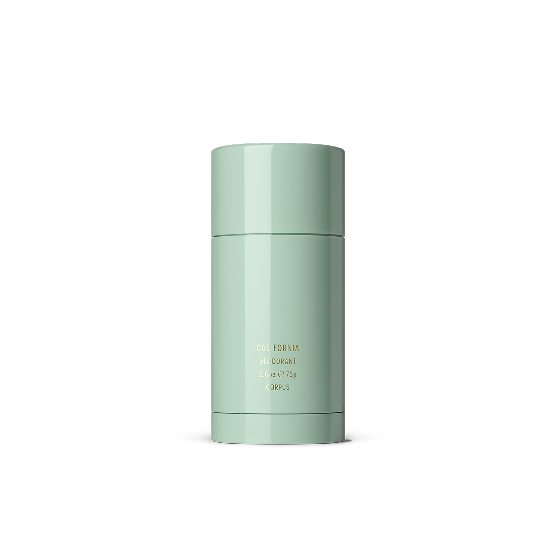 Deodorant Stick California by Corpus – natural water-based gel deodorant with enzymes and plant extracts for long-lasting odor protection